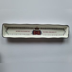 Queen Elizabeth II Silver Jubilee Tray